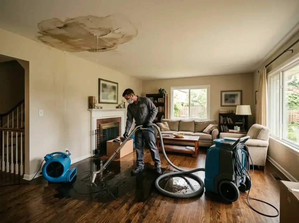 attic-pipe-burst-ceiling-drip-008 — frequently asked questions, Water Damage Restoration & Carpet Care in Carlton, OR